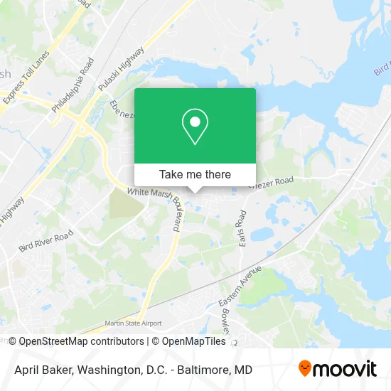 April Baker map