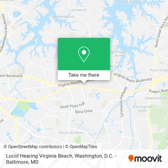 Lucid Hearing Virginia Beach map