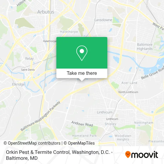 Orkin Pest & Termite Control map