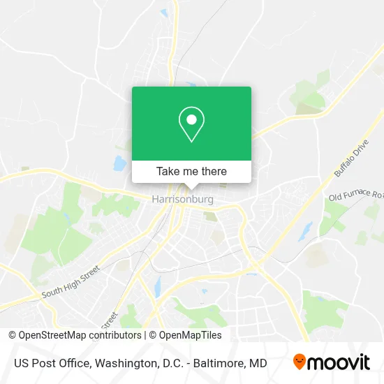 Us Post Office map