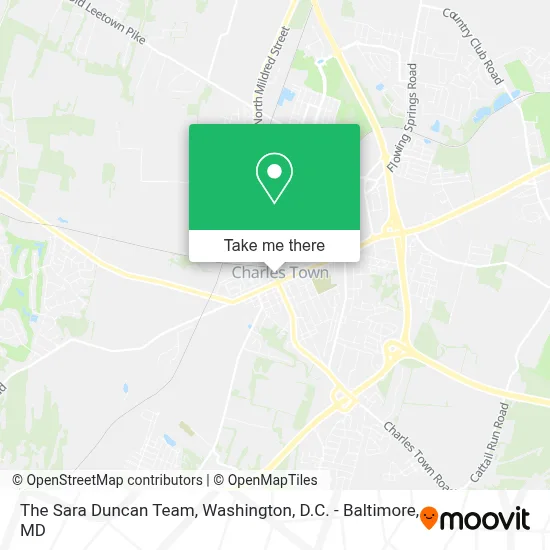 The Sara Duncan Team map