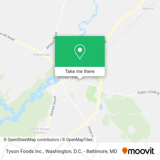 Tyson Foods Inc. map