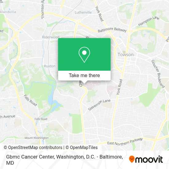Gbmc Cancer Center map
