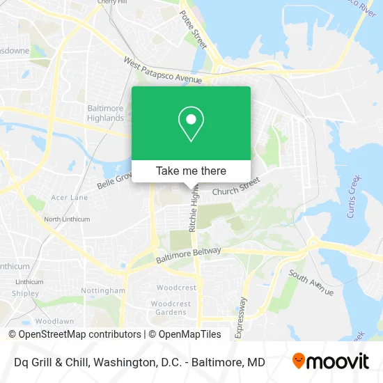 Dq Grill & Chill map