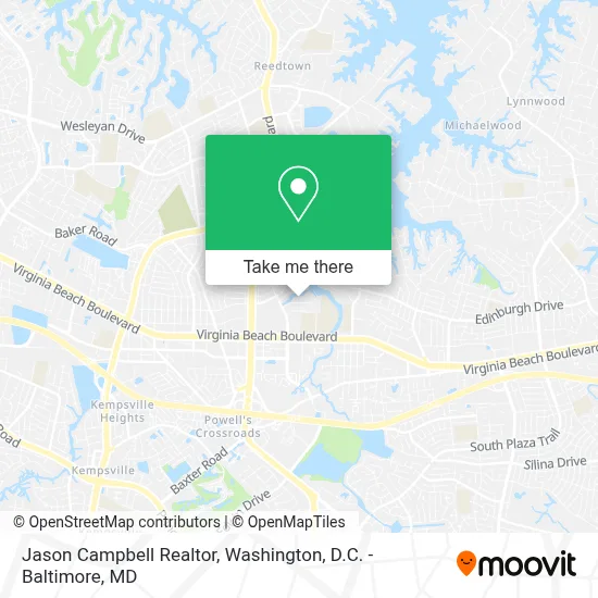 Jason Campbell Realtor map