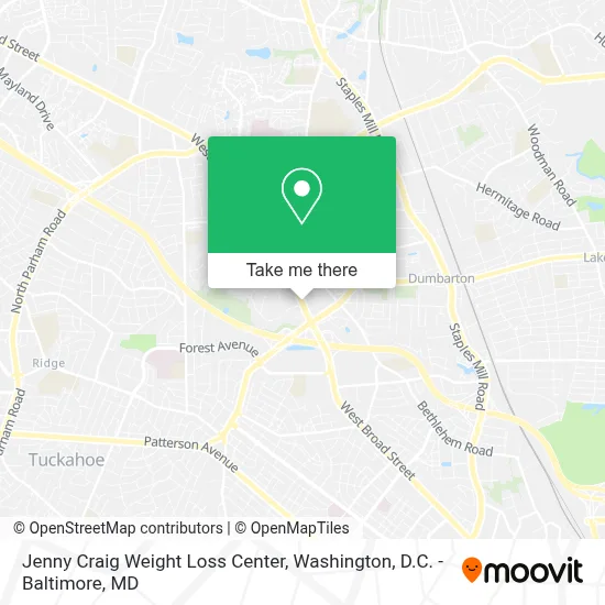 Jenny Craig Weight Loss Center map