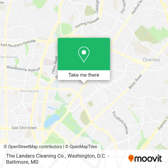 The Landers Cleaning Co. map