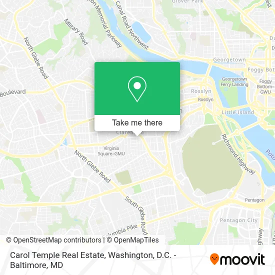 Carol Temple Real Estate map