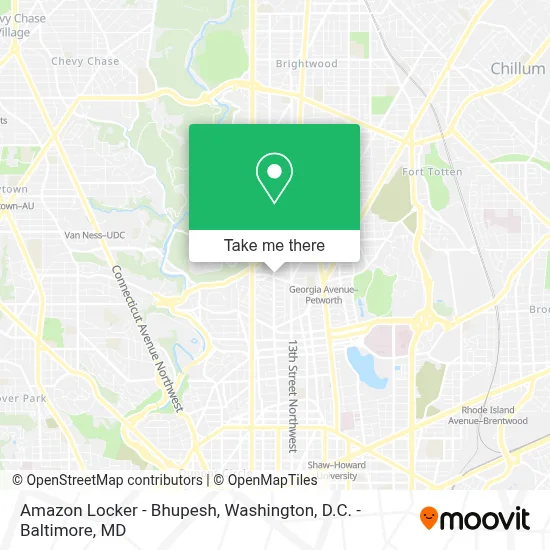Amazon Locker - Bhupesh map