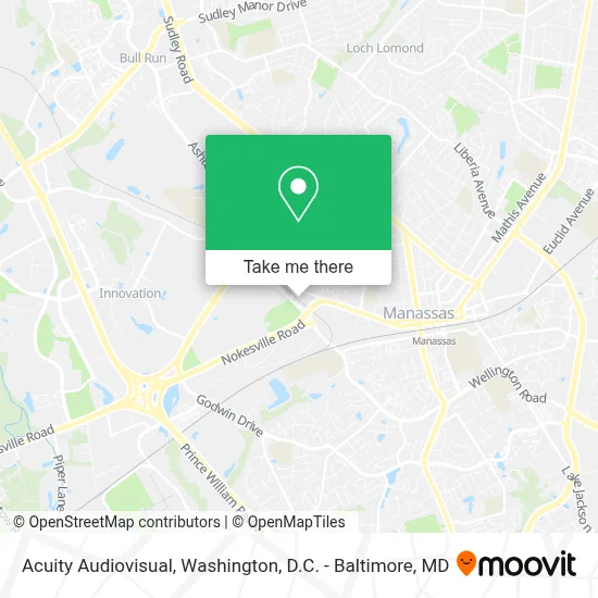 Acuity Audiovisual map