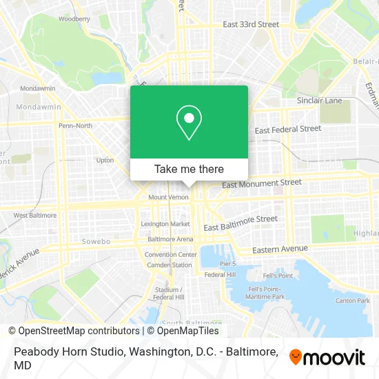 Peabody Horn Studio map