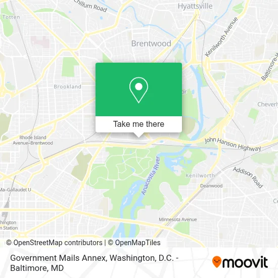 Government Mails Annex map