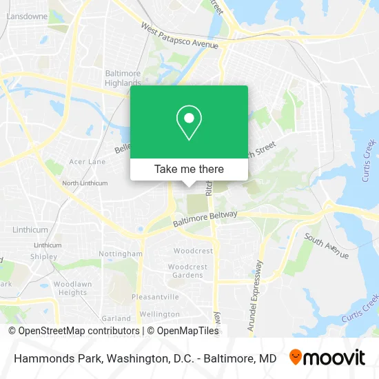 Hammonds Park map