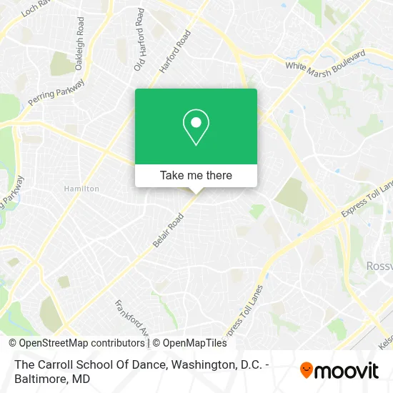 The Carroll School Of Dance map