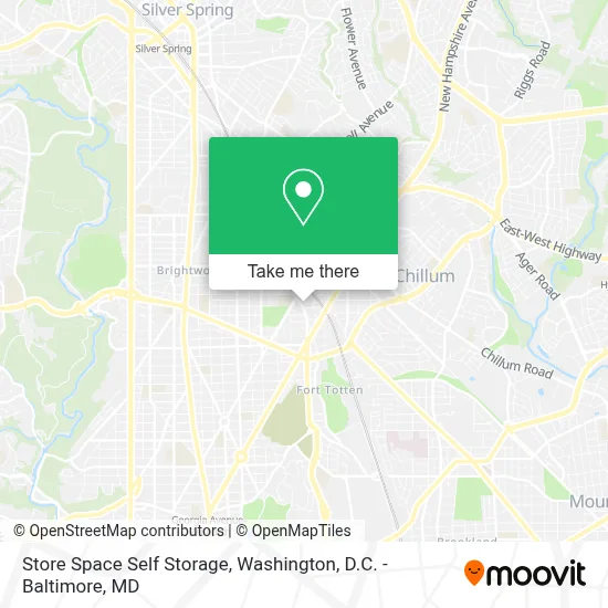 Store Space Self Storage map