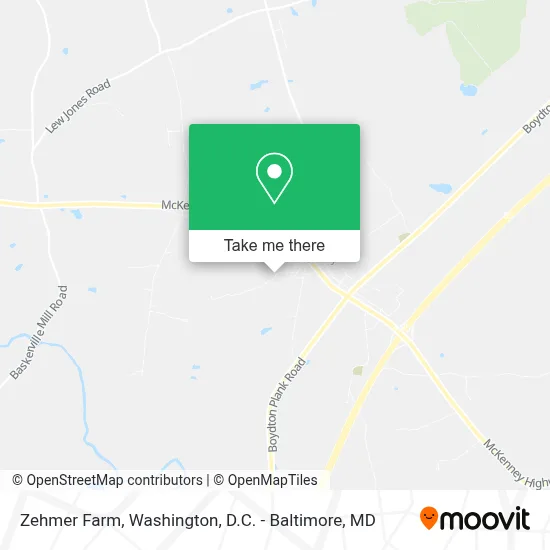 Zehmer Farm map