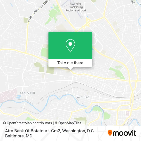 Atm Bank Of Botetourt- Cm2 map
