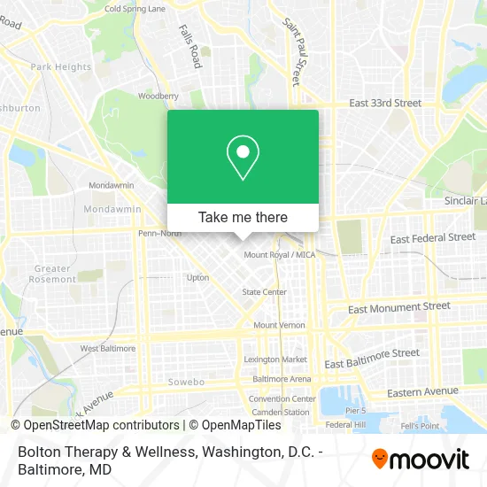 Bolton Therapy & Wellness map