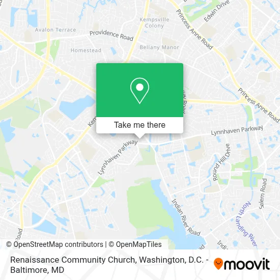 Renaissance Community Church map