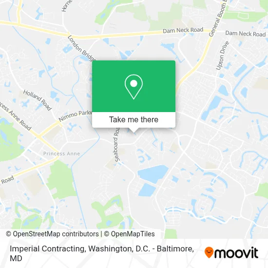 Imperial Contracting map