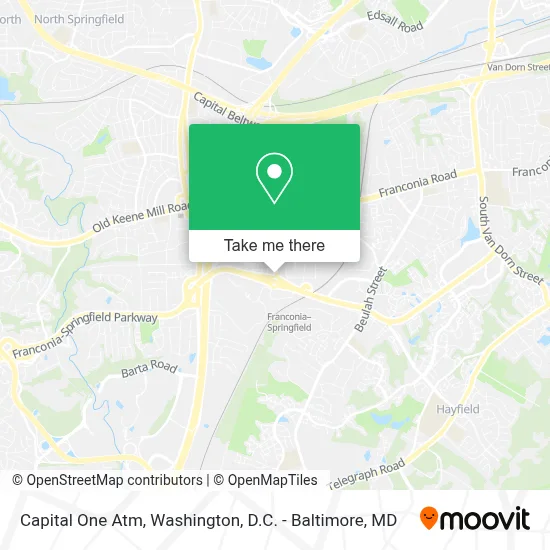 Capital One Atm map