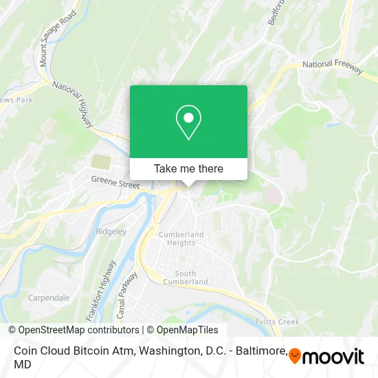 Coin Cloud Bitcoin Atm map