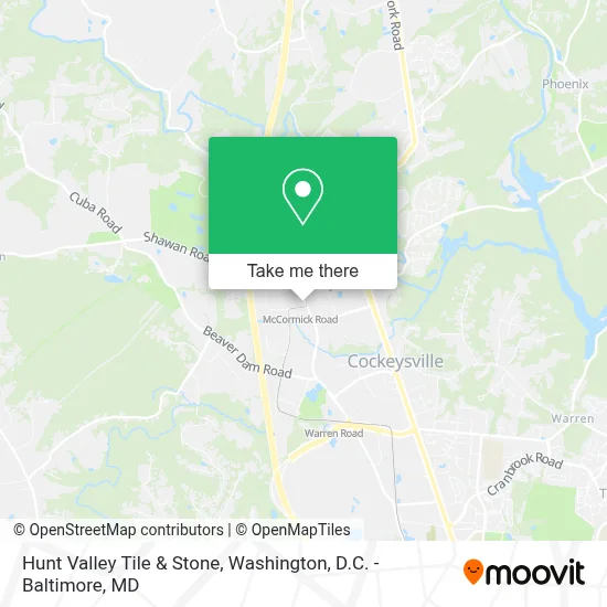 Hunt Valley Tile & Stone map