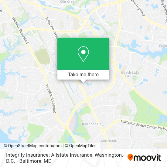 Integrity Insurance: Allstate Insurance map