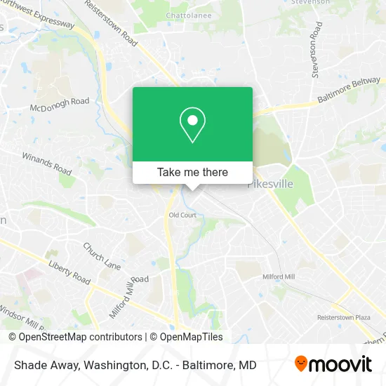 Shade Away map