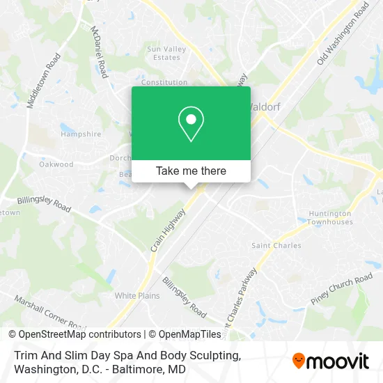 Trim And Slim Day Spa And Body Sculpting map