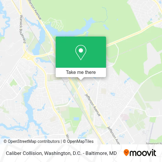 Caliber Collision map