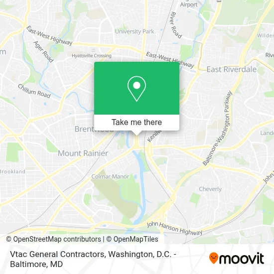 Vtac General Contractors map