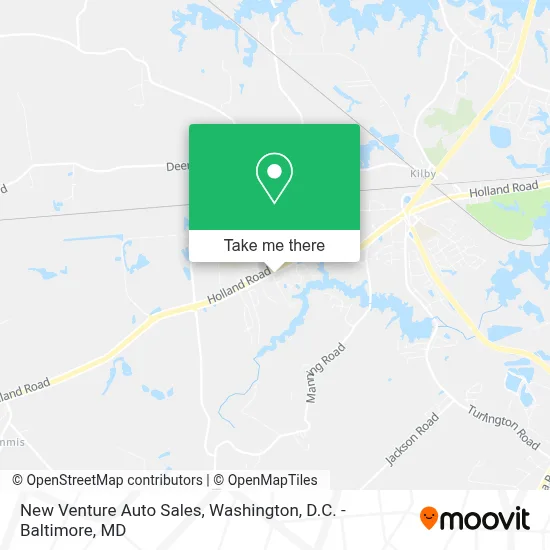 New Venture Auto Sales map