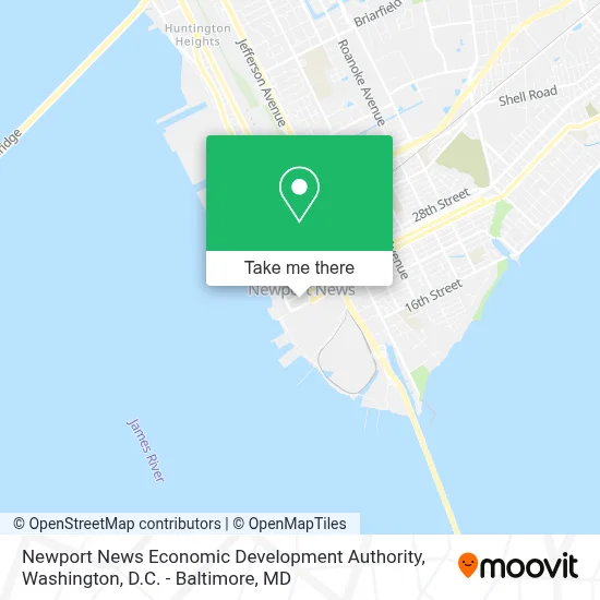 Newport News Economic Development Authority map