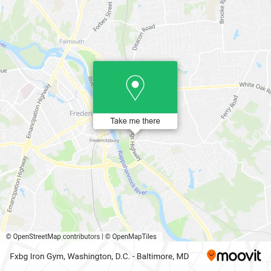 Fxbg Iron Gym map