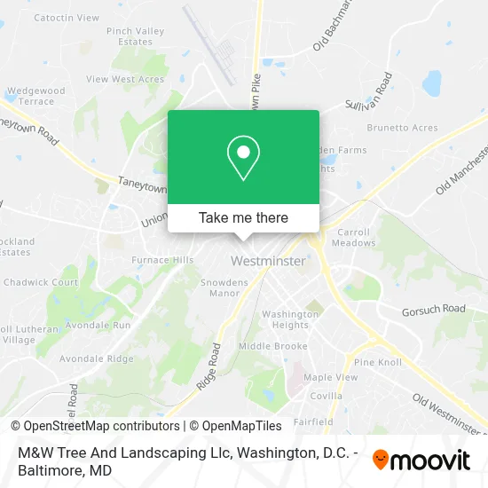 M&W Tree And Landscaping Llc map