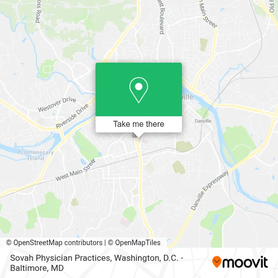 Sovah Physician Practices map