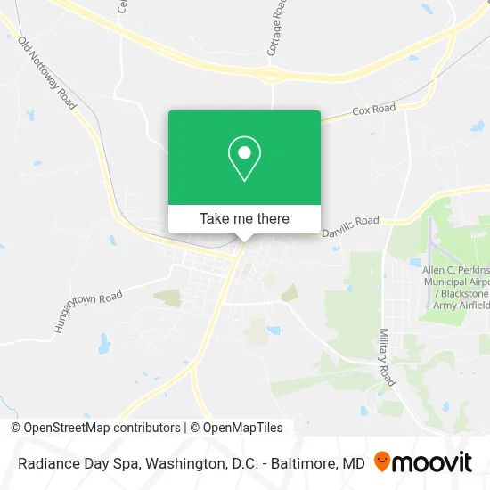 Radiance Day Spa map