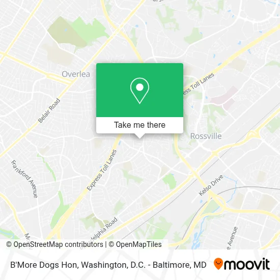 B'More Dogs Hon map
