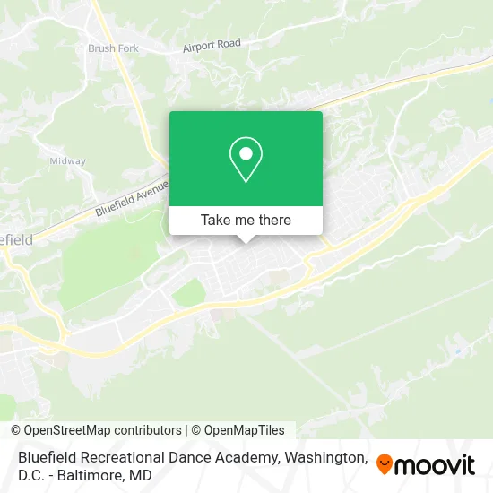 Bluefield Recreational Dance Academy map