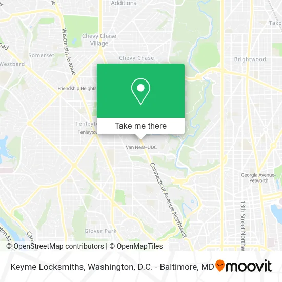 Keyme Locksmiths map