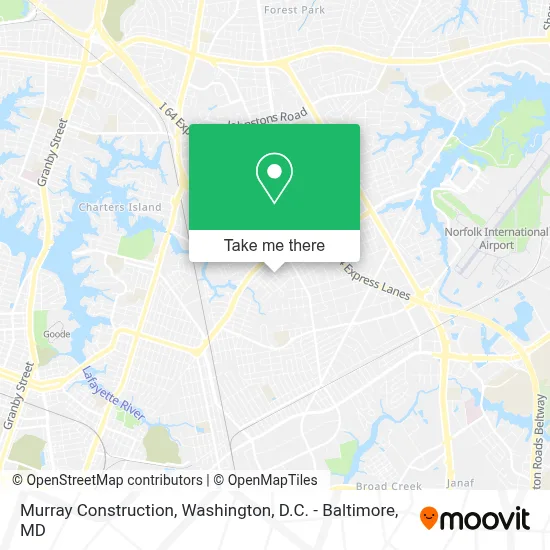 Murray Construction map