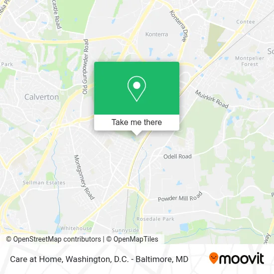 Care at Home map