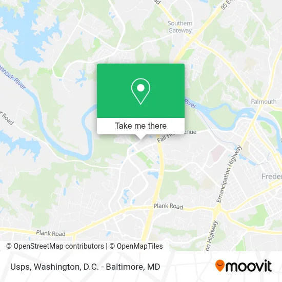 Usps map