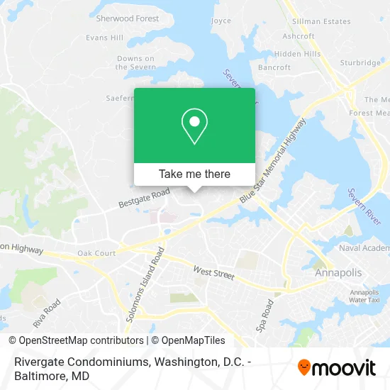 Rivergate Condominiums map