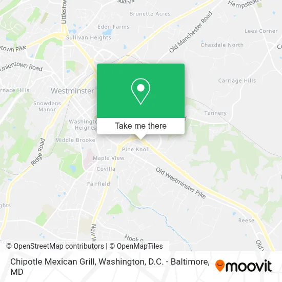 Chipotle Mexican Grill map