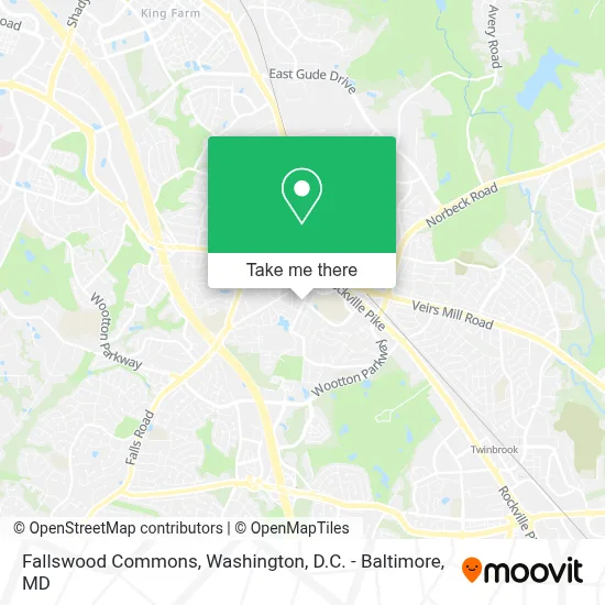 Fallswood Commons map