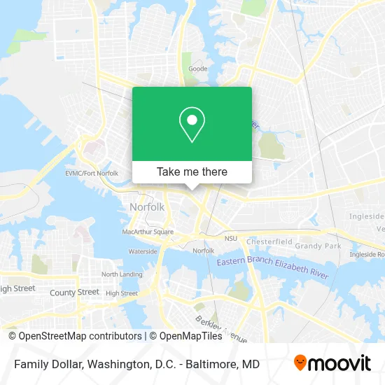 Family Dollar map