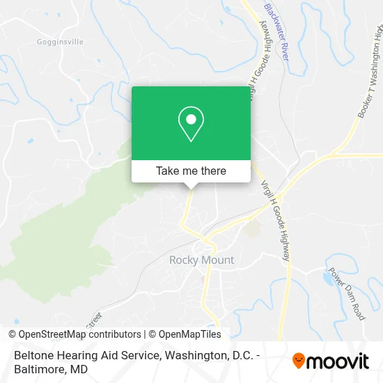 Beltone Hearing Aid Service map