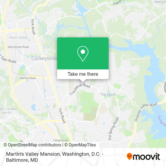 Martin's Valley Mansion map